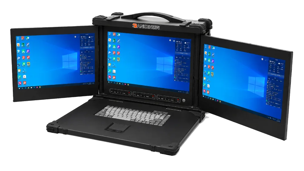 N223 三屏便携工业工作站